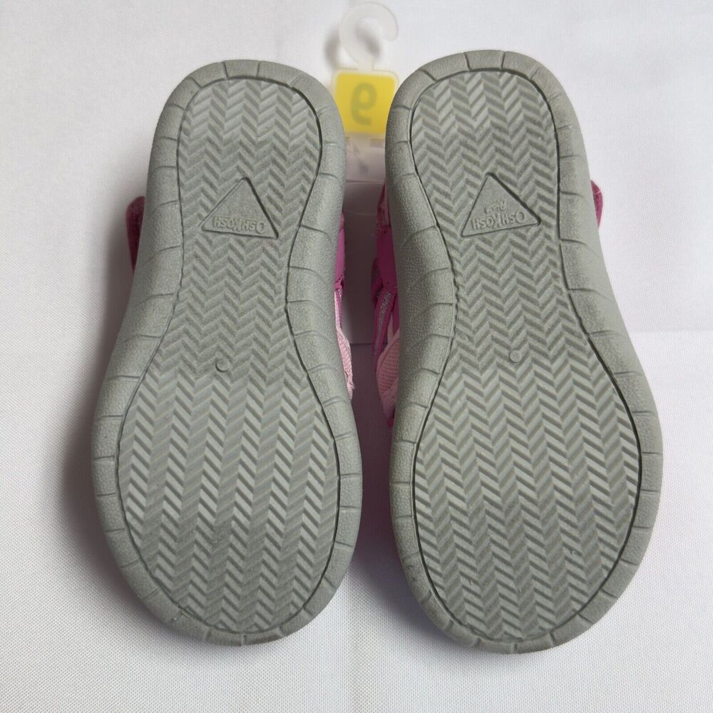 OshKosh Everplay Flexible Outsole Bump Toe Sandal Toddler Size 9 Pink - Picture 4 of 6